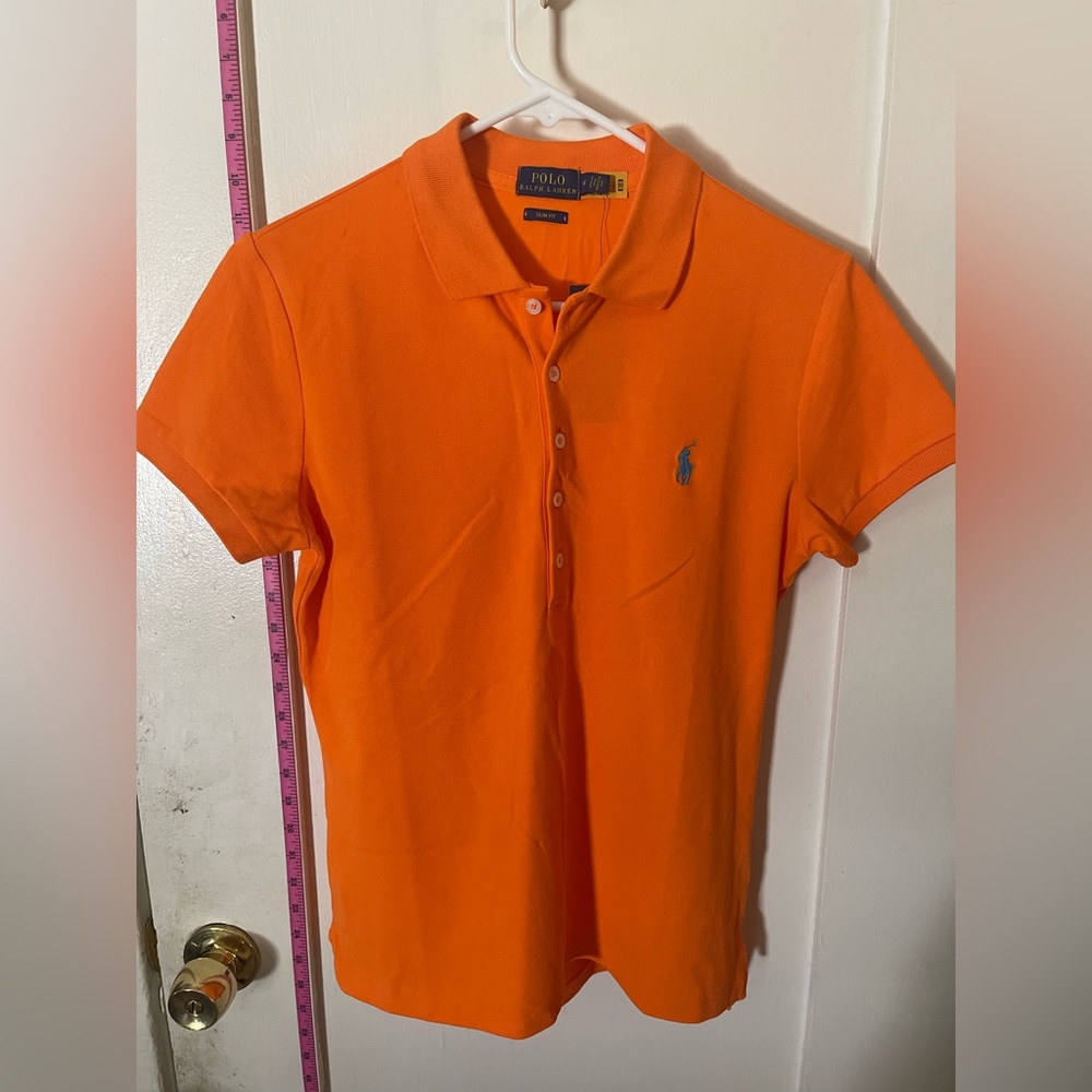Ralph Lauren Orange Short Sleeve Polo